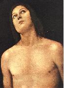 PERUGINO, Pietro Bust of St. Sebastian sg